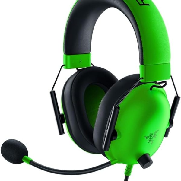 Headset Razer BlackShark V2 X P2 Gaming Verde - RZ0403240600