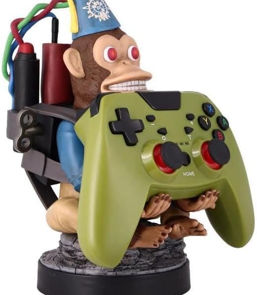 Exquisite Gaming Cable Guys - COD: Monkybomb - Cable Guy Suporte de telefone e controlador