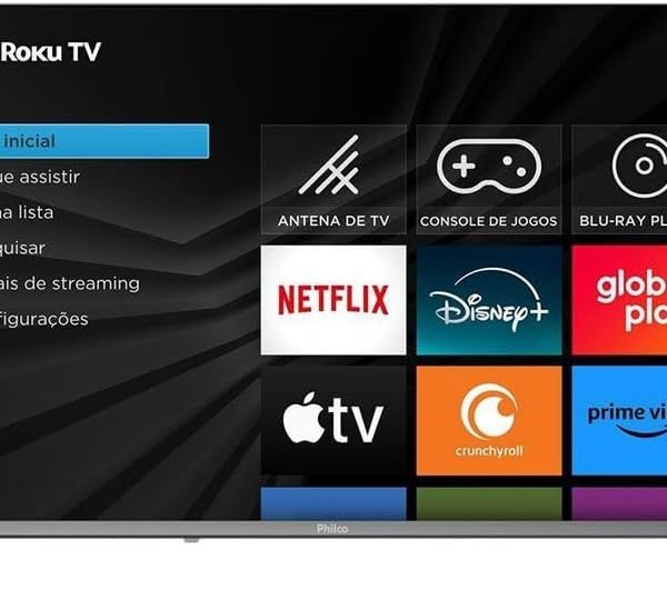 Smart TV 43" Philco Roku TV HDR10 Dolby Áudio