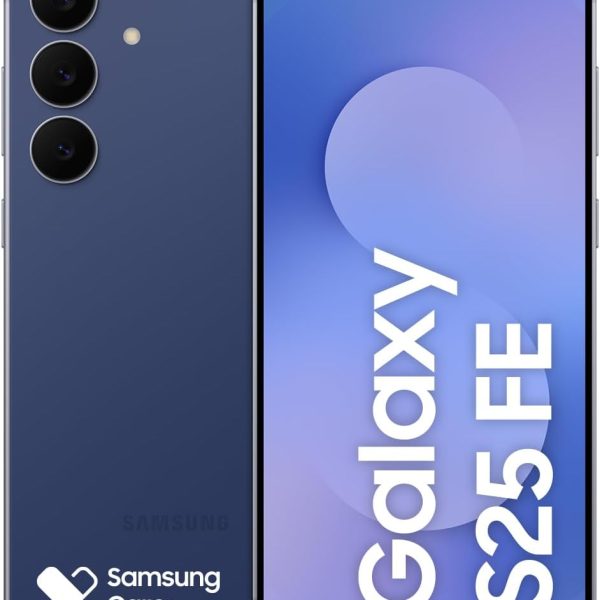 Celular Samsung Galaxy S25 FE 5G, 256GB, 8GB, Câmera Tripla - Azul Marinho