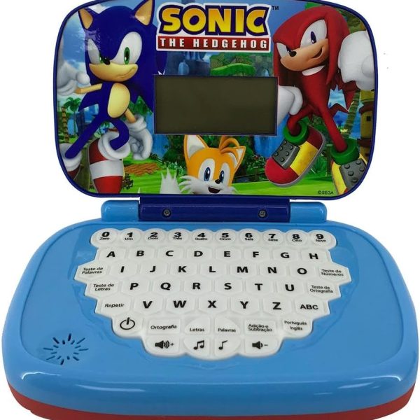 Candide, Laptop Infantil, Sonic, Brinquedo Educativo - Bilíngue