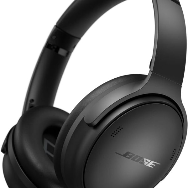 Fone Headphone Bose QuietComfort *Nova versão* com cancelamento de ruído Bluetooth, IPX4 resistente a suor e respingos (evolução do modelo Bose Quietcomfort 45) (Preto)