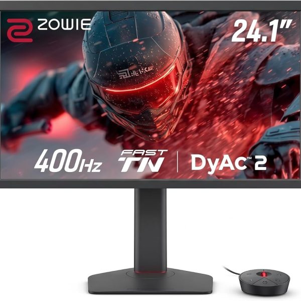 Monitor Gamer BenQ ZOWIE Xl2566x+ para PC com 24.1", 400Hz, 1ms, Shielding Hood, Tecnologia DyAc 2.0, Color Vibrance, Black eQualizer, S Switch