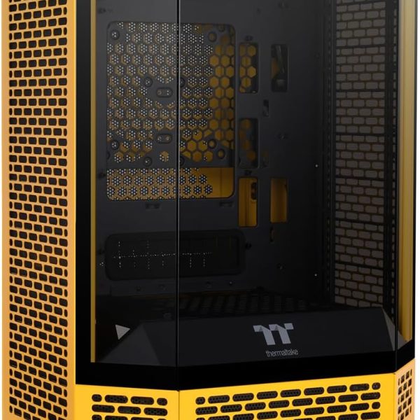 Thermaltake Capa para computador Tower 300 Bumblebee/Micro-ATX/Ventiladores pré-instalados de 2 x 140 mm/Garantia de 2 anos