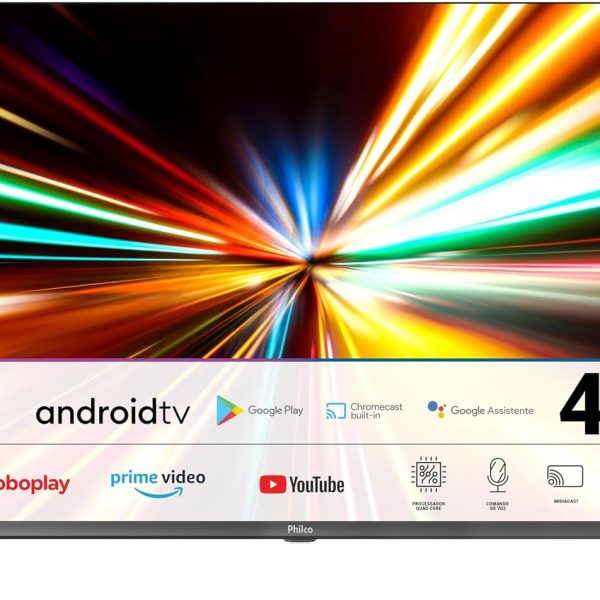 Smart TV 40” Philco LED Android TV Dolby Audio PTV40M9GACGB