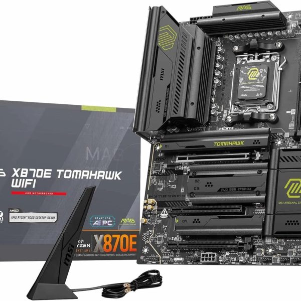 Placa Mãe MSI MAG X870E TOMAHAWK WIFI7 (AM5/4xDDR5/HDMI/DisplayPort/M.2/USB 4)