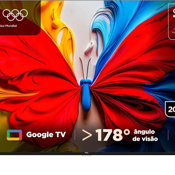 Smart TV TCL 32 Polegadas QLED Full HD S5K WiFi Bluetooth Google TV 2 HDMI HDR10 Dolby Audio 32S5K