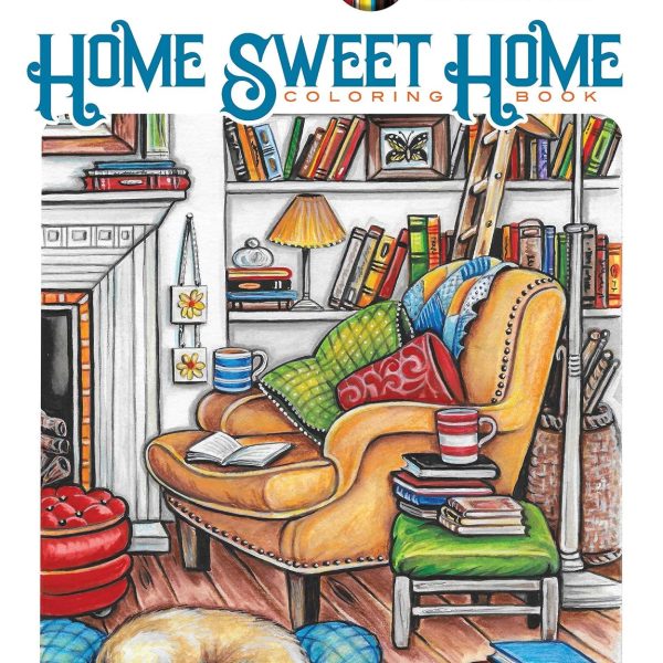 Creative Haven Home Sweet Home Coloring Book